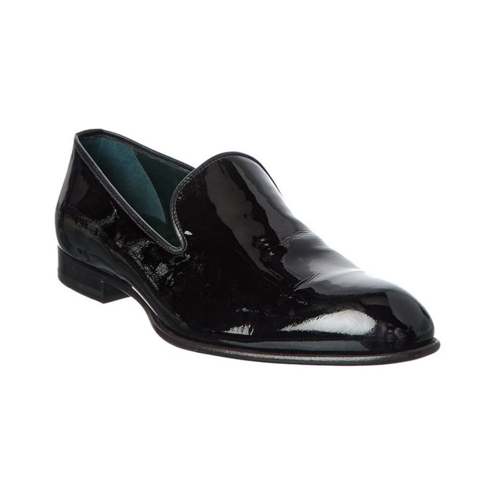 Brioni Patent Leather Loafer, Black